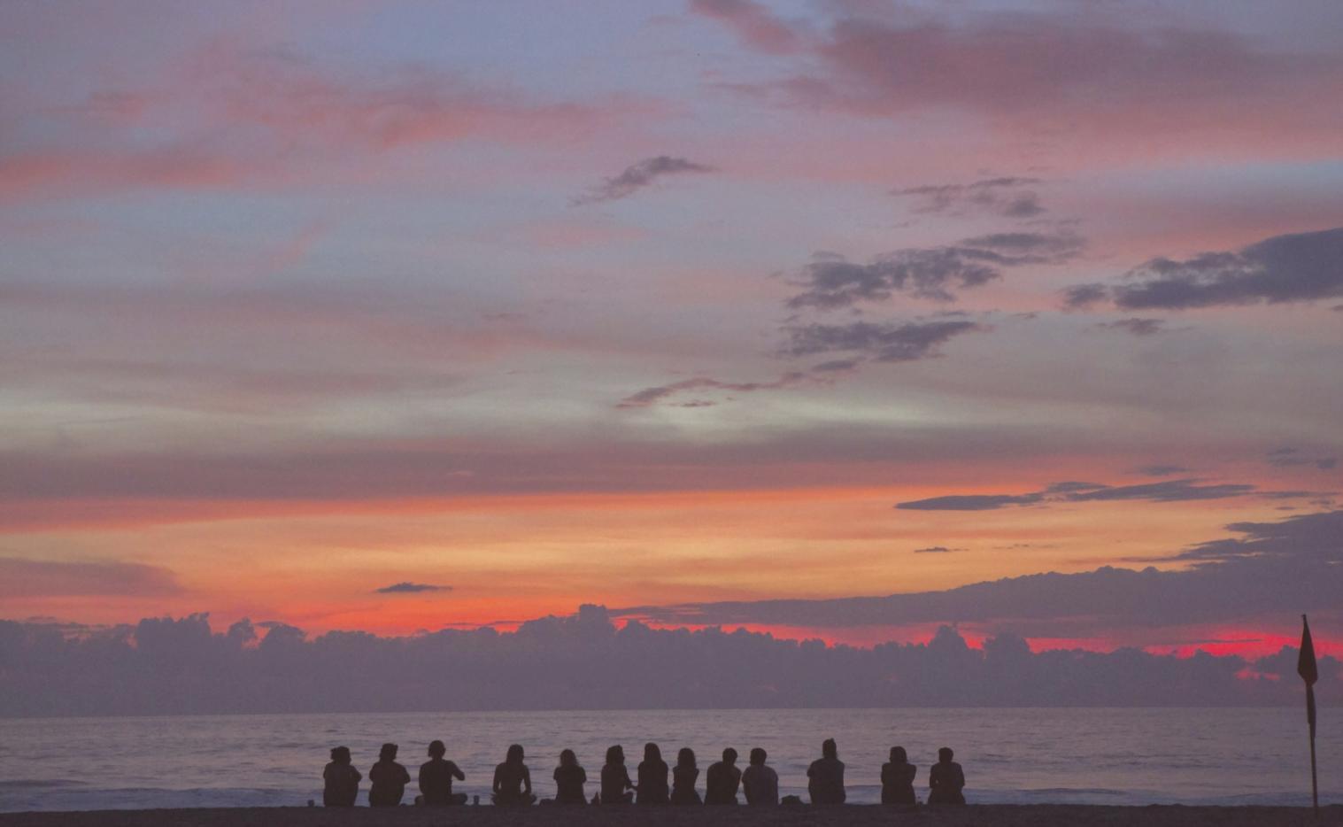 Pratica di mindfulness in ambiente naturale